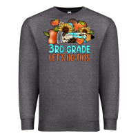 Charcoal Heather 3rd grade let's do this Premium Sweatshirt - JahusDesignShop