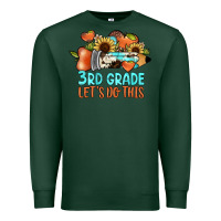 Sports Green 3rd grade let's do this Premium Sweatshirt - JahusDesignShop