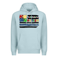 Blue Mist autism usa flag Premium Hoodie - MaliasSmallBusiness