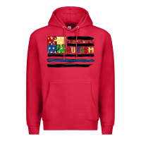 Cardinal autism usa flag Premium Hoodie - MaliasSmallBusiness