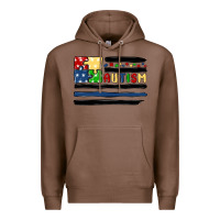 Chestnut autism usa flag Premium Hoodie - MaliasSmallBusiness