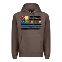 Coffee autism usa flag Premium Hoodie - MaliasSmallBusiness