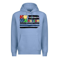 Colony Blue autism usa flag Premium Hoodie - MaliasSmallBusiness