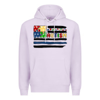 Lilac autism usa flag Premium Hoodie - MaliasSmallBusiness