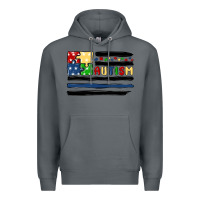 Rock autism usa flag Premium Hoodie - MaliasSmallBusiness