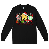 Black merry christmas tooth Long Sleeve Tee - Zillion Design Studio