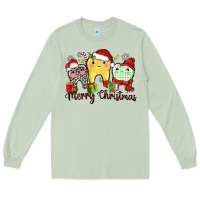 Matcha merry christmas tooth Long Sleeve Tee - Zillion Design Studio