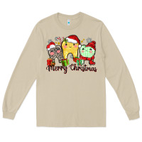 Mushroom merry christmas tooth Long Sleeve Tee - Zillion Design Studio