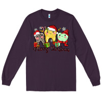 Plum merry christmas tooth Long Sleeve Tee - Zillion Design Studio