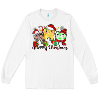 White merry christmas tooth Long Sleeve Tee - Zillion Design Studio