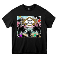 Black Beach Please Heavy Core Tee - CowhideDigitalArt