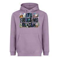 Lavender It's Freezing Season Heavyweight Hoodie - FaDigitalArtStudio