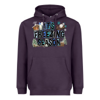 Plum It's Freezing Season Heavyweight Hoodie - FaDigitalArtStudio