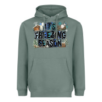 Sage It's Freezing Season Heavyweight Hoodie - FaDigitalArtStudio