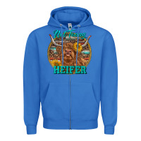 True Royal Highland Heifer Western Zipper Hoodie - RanaPortraitStore