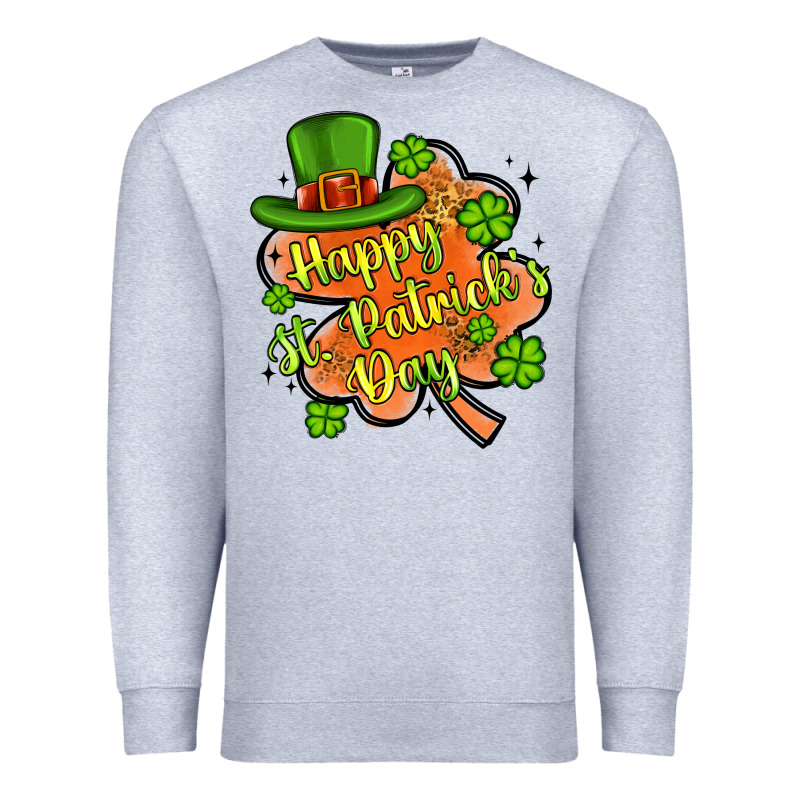 Happy St Patrick S Day Shamrock Premium Sweatshirt by Artiststas | Teevron