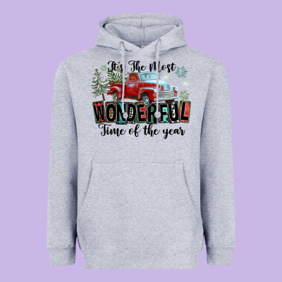 It's The Most Wonderful Time Of The Year Heavyweight Hoodie Designed By Fadigitalartstudio