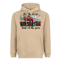 Mushroom It's The Most Wonderful Time Of The Year Heavyweight Hoodie - FaDigitalArtStudio