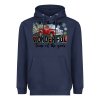 Navy It's The Most Wonderful Time Of The Year Heavyweight Hoodie - FaDigitalArtStudio