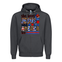 Smoke she loves jesus and america too Zipper Hoodie - Zillion Design Studio