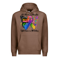 Chestnut we believe in miracles fight cancer in all colors Premium Hoodie - MaliasSmallBusiness