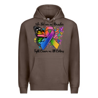 Coffee we believe in miracles fight cancer in all colors Premium Hoodie - MaliasSmallBusiness