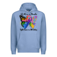 Colony Blue we believe in miracles fight cancer in all colors Premium Hoodie - MaliasSmallBusiness