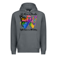 Rock we believe in miracles fight cancer in all colors Premium Hoodie - MaliasSmallBusiness