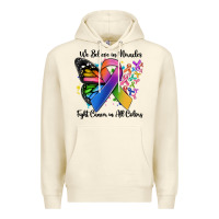Sandshell we believe in miracles fight cancer in all colors Premium Hoodie - MaliasSmallBusiness
