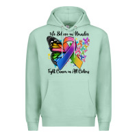 Seafoam we believe in miracles fight cancer in all colors Premium Hoodie - MaliasSmallBusiness