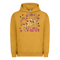 Pigment Peanut Butter you'll always have a pizza my heart Urban Hoodie - MaliasSmallBusiness