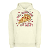 Pigment Pistachio you'll always have a pizza my heart Urban Hoodie - MaliasSmallBusiness