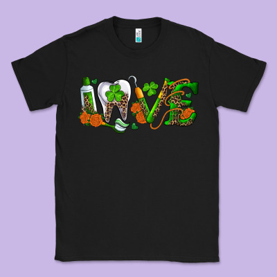 Dental Love St Patricks Day Classic Tee Designed By Ranaportraitstore
