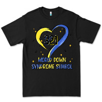 Black world down syndrome symbol Premium Tee - Artiststas