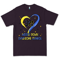 Plum world down syndrome symbol Premium Tee - Artiststas