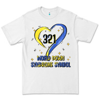 White world down syndrome symbol Premium Tee - Artiststas