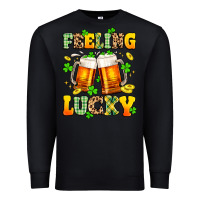 Black feeling lucky Premium Sweatshirt - Artiststas