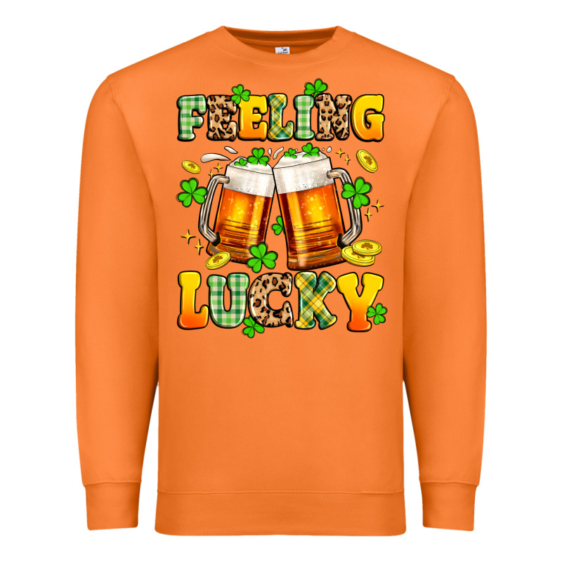 Feeling Lucky Premium Sweatshirt by Artiststas | Teevron