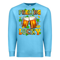 Ocean Blue feeling lucky Premium Sweatshirt - Artiststas