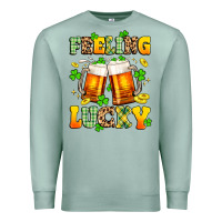 Seafoam feeling lucky Premium Sweatshirt - Artiststas
