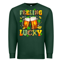 Sports Green feeling lucky Premium Sweatshirt - Artiststas