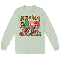 Just A Girl Who Loves Christmas Long Sleeve Tee | Teevron