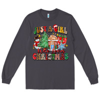 Smoke just a girl who loves christmas Long Sleeve Tee - Zillion Design Studio