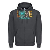 Smoke love mom western Zipper Hoodie - texasbilliewilder