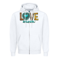 White love mom western Zipper Hoodie - texasbilliewilder