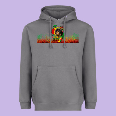 Free Ish Since 1865 Libbey Glass Heavyweight Hoodie Designed By Hra Design Shop