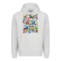 Dove Grey somebody's loud & proud autism mama Premium Hoodie - MaliasSmallBusiness