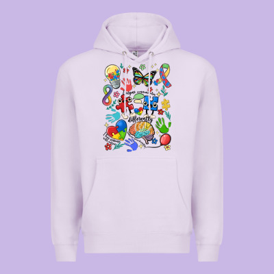 Somebody's Loud & Proud Autism Mama Premium Hoodie Designed By Maliassmallbusiness