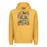 Mustard somebody's loud & proud autism mama Premium Hoodie - MaliasSmallBusiness