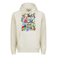 Oatmeal Heather somebody's loud & proud autism mama Premium Hoodie - MaliasSmallBusiness